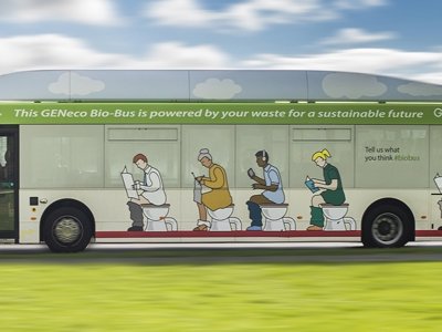 В Великобритании запущен в эксплуатацию 40-местный Bio-Bus, работающий на переработанных отходах
