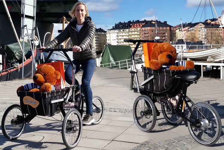 Шведский трехколесный велосипед-трансформер