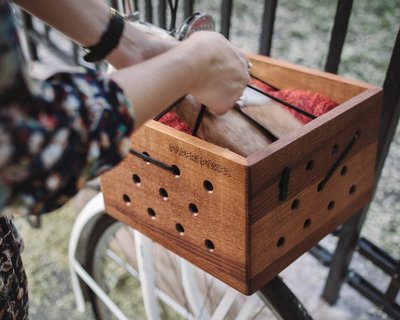 Деревянный багажник PaperSpokes – стильный и удобный аксессуар к любому велосипеду
