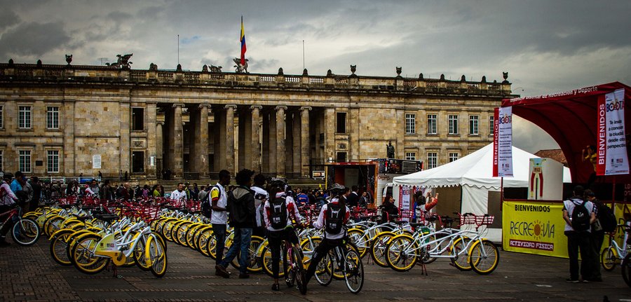 В Боготе развивается система совместного использования велосипедов