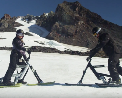 Snogo – велосипед для увлекательной и легкой езды по снегу