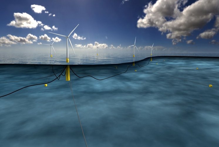 Шотландия построит первые в мире плавучие ветровые электростанции в 2017 году