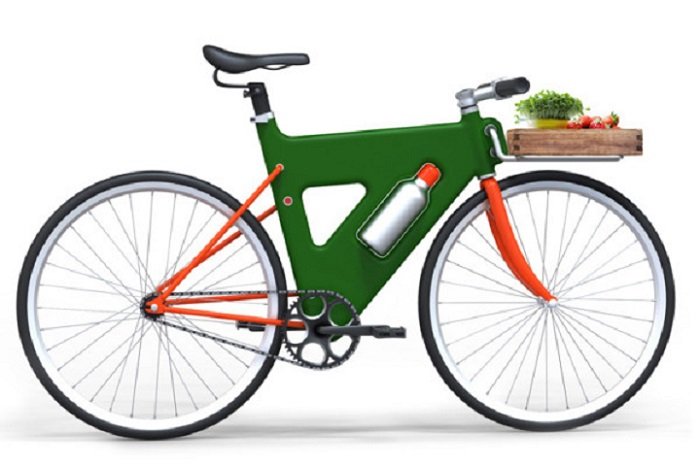 Placha – новый концептуальный велосипед с пластиковой рамой