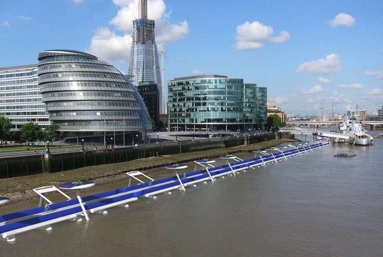 Веломагистраль Thames Deckway, которая пройдет по Темзе, обойдется в £600 000 000