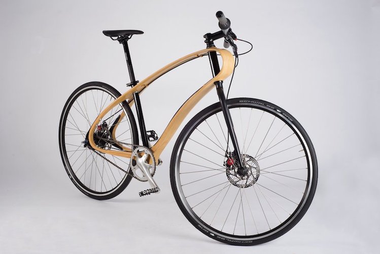 Велосипед с деревянной рамой от чешской компании Jan