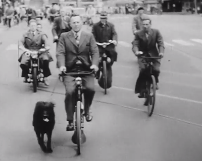 Видео: Голландия до появления велосипедных дорожек, 1950 г.