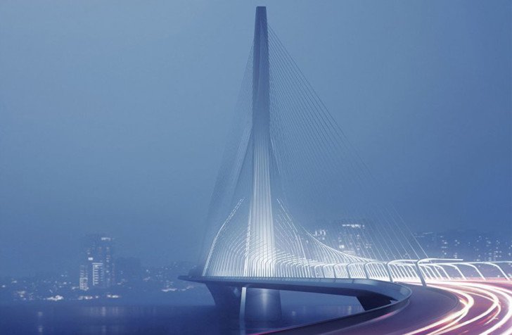  Компания Zaha Hadid Architects спроектирует уникальный мост Danjiang в Тайвани