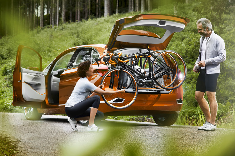 электрокар BMW хэтчбэк автомобиль для велосипедистов