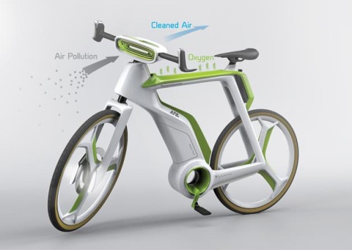 велосипед который очищает воздух
