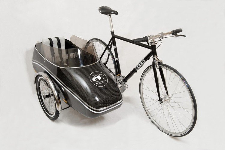 Всесезонный велосипед с коляской и санями Scandanavian Side Bike