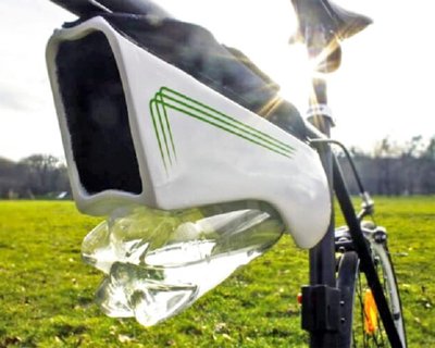 Устройство Fontus конденсирует воду из воздуха во время езды на велосипеде