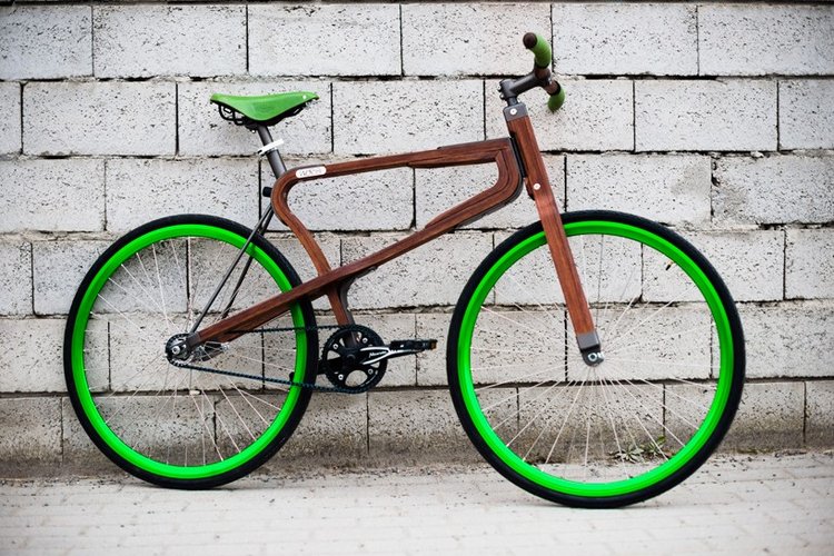 Деревянный велосипед Woobi от Маттео Зугнони представлен в Милане 