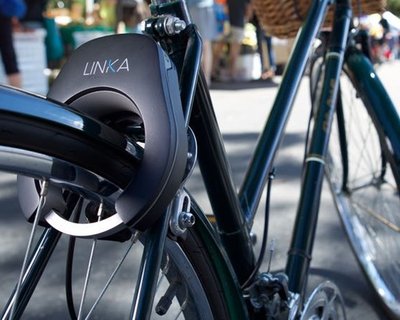 Велосипедный смарт-замок Linka с автоматической разблокировкой и сигнализацией