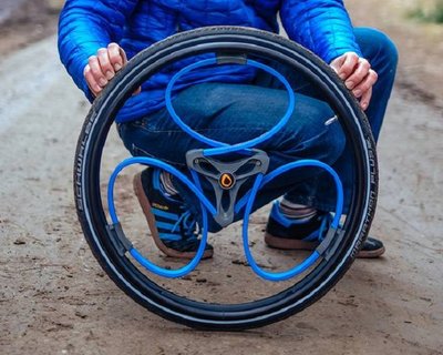 Инновационное колесо для велосипеда Loopwheel с внутренней подвеской