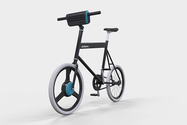 Городской велосипед для студентов со съемным аккумулятором и динамиком