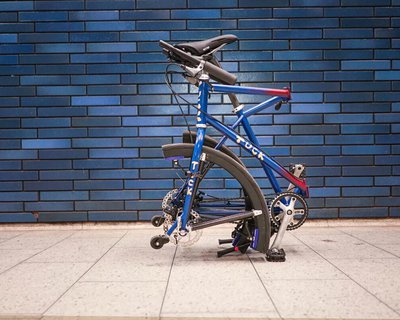 Tuck bike — складывающийся велосипед со складными колесами