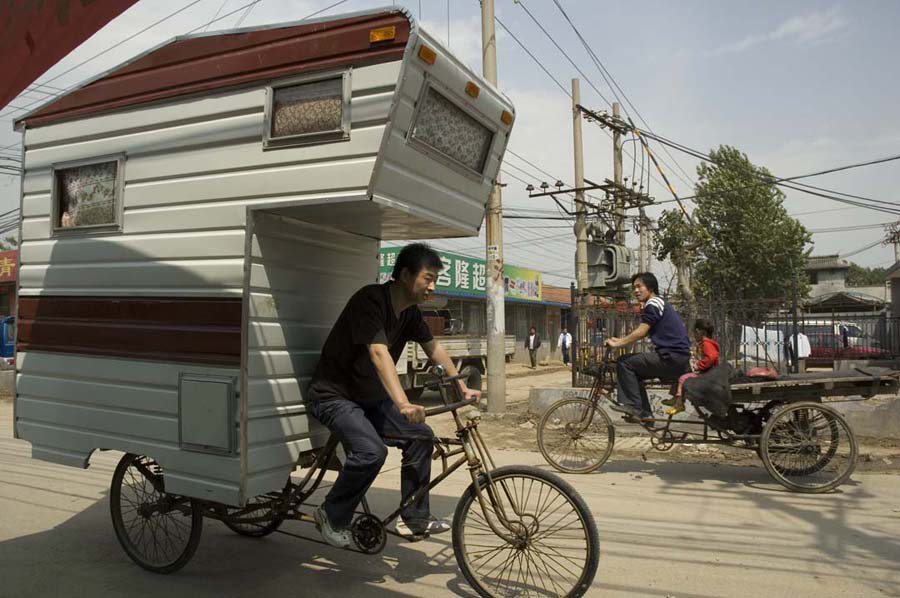Велокемпер: дом на колесах с педальным приводом