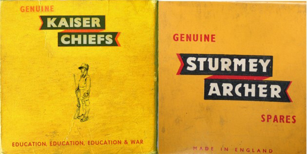  Sturmey-Archer Kaiser Chiefs Education, Education, Education & War плагиат